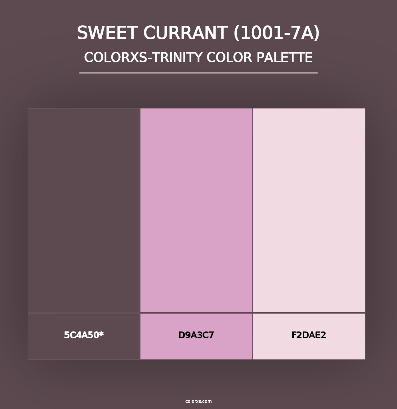 Sweet Currant (1001-7A) - Colorxs Trinity Palette