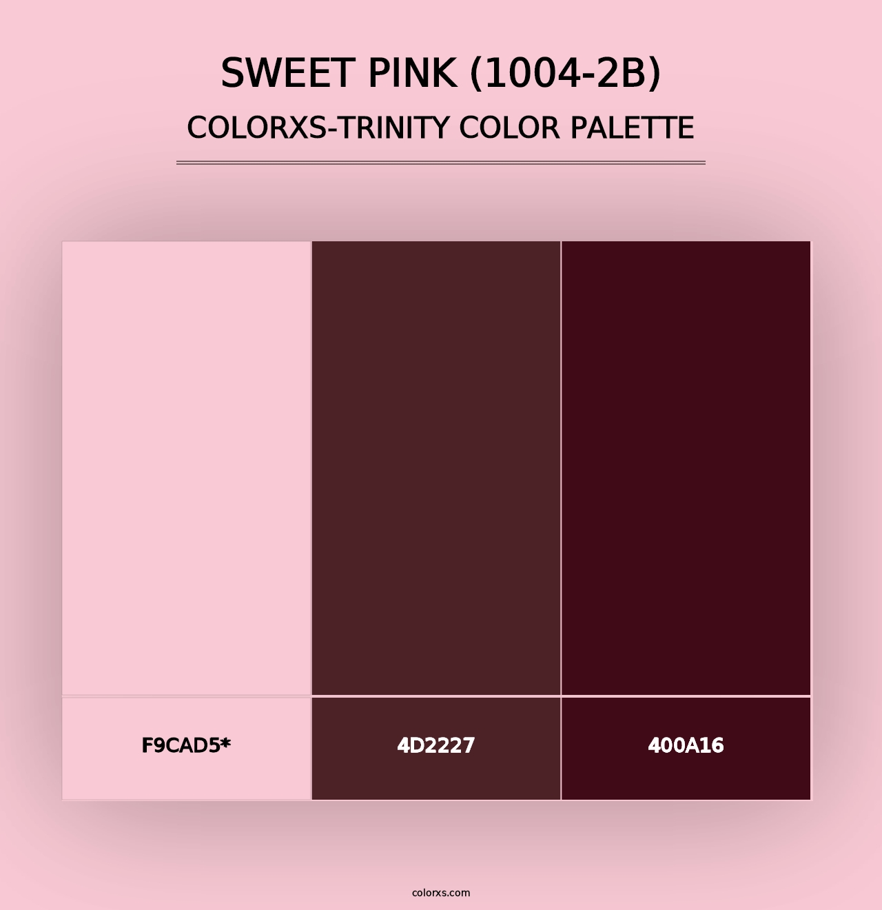 Sweet Pink (1004-2B) - Colorxs Trinity Palette