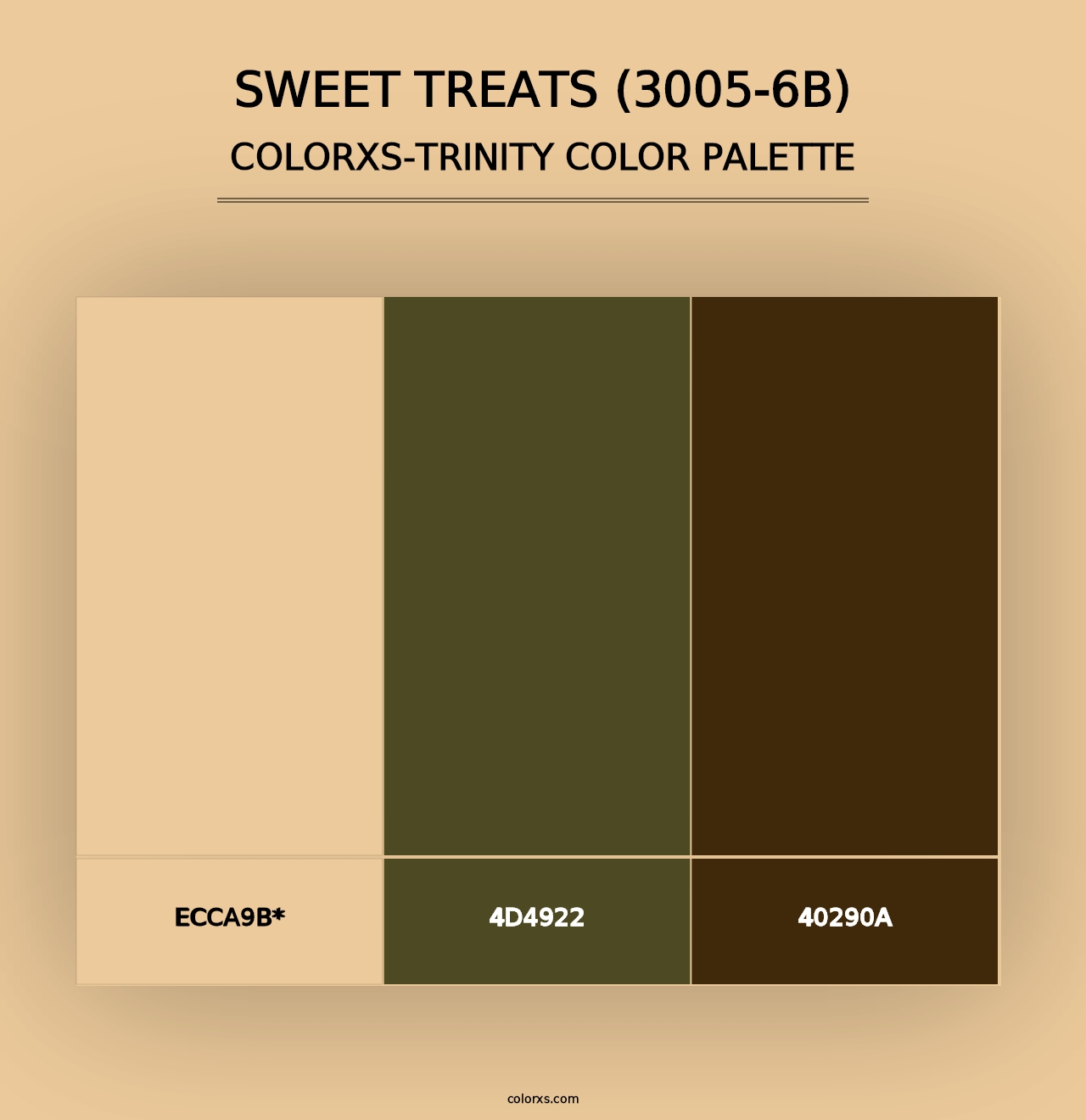 Sweet Treats (3005-6B) - Colorxs Trinity Palette