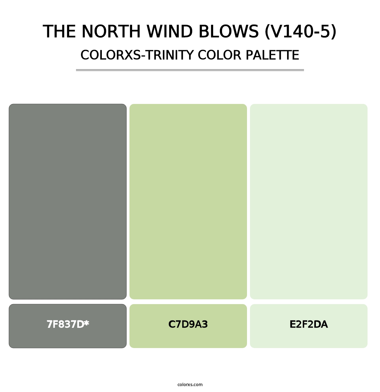 The North Wind Blows (V140-5) - Colorxs Trinity Palette