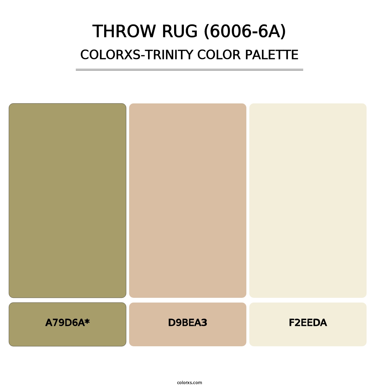 Throw Rug (6006-6A) - Colorxs Trinity Palette