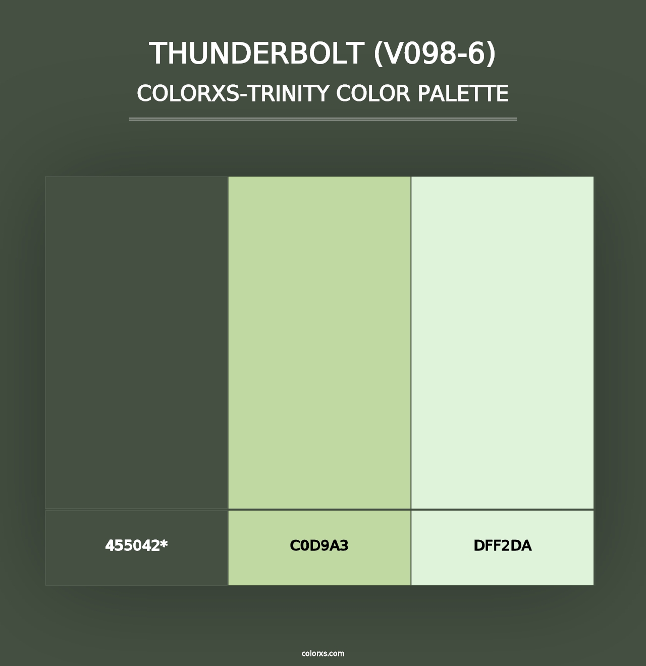 Thunderbolt (V098-6) - Colorxs Trinity Palette