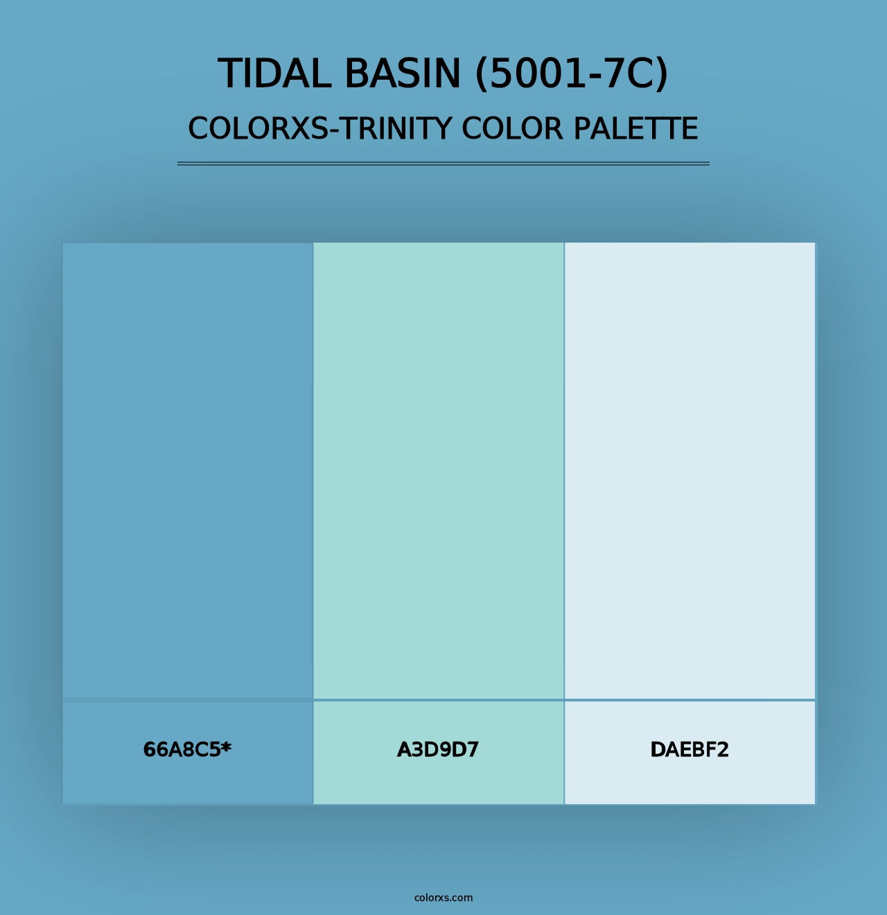 Tidal Basin (5001-7C) - Colorxs Trinity Palette