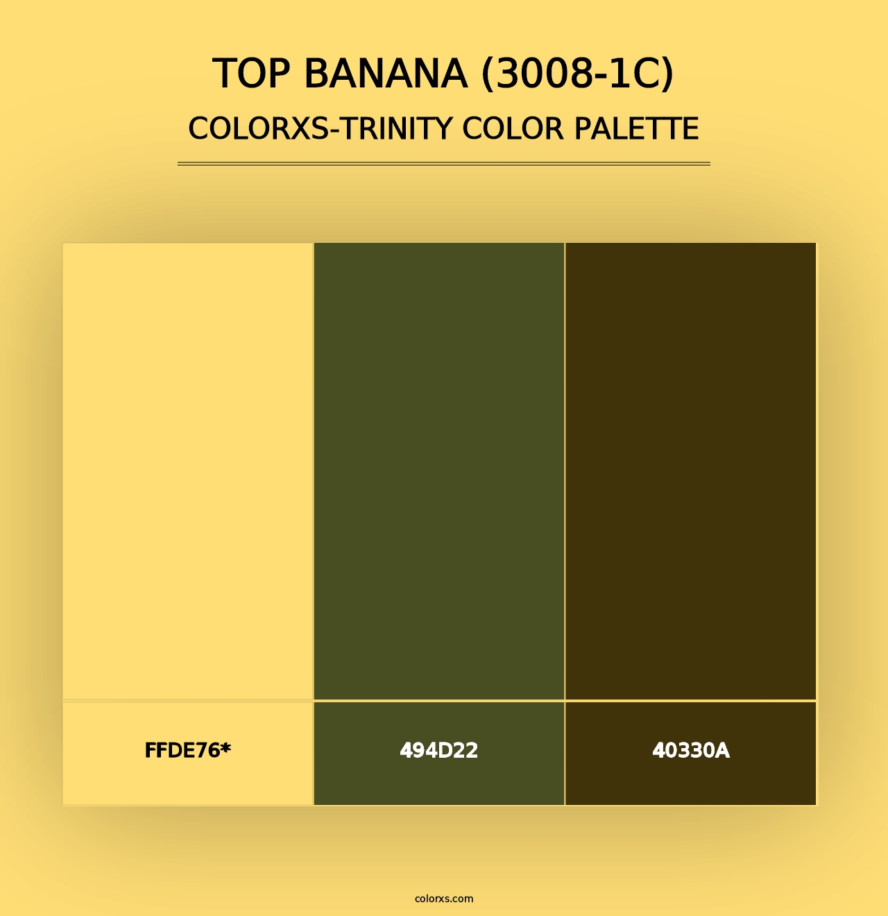 Top Banana (3008-1C) - Colorxs Trinity Palette