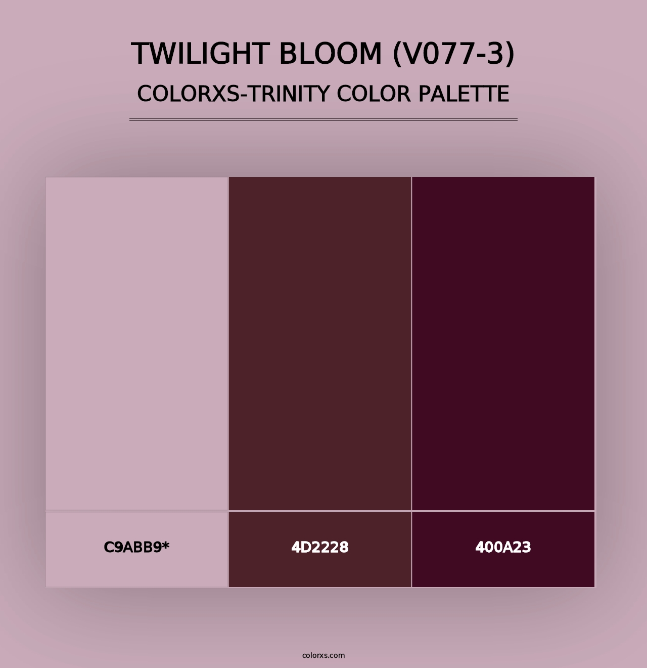 Twilight Bloom (V077-3) - Colorxs Trinity Palette