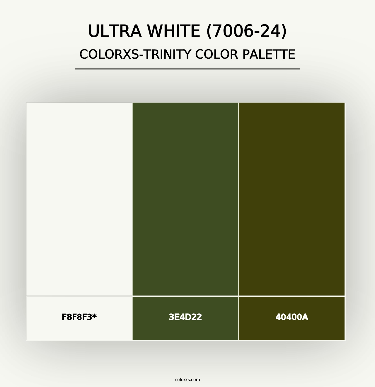 Ultra White (7006-24) - Colorxs Trinity Palette