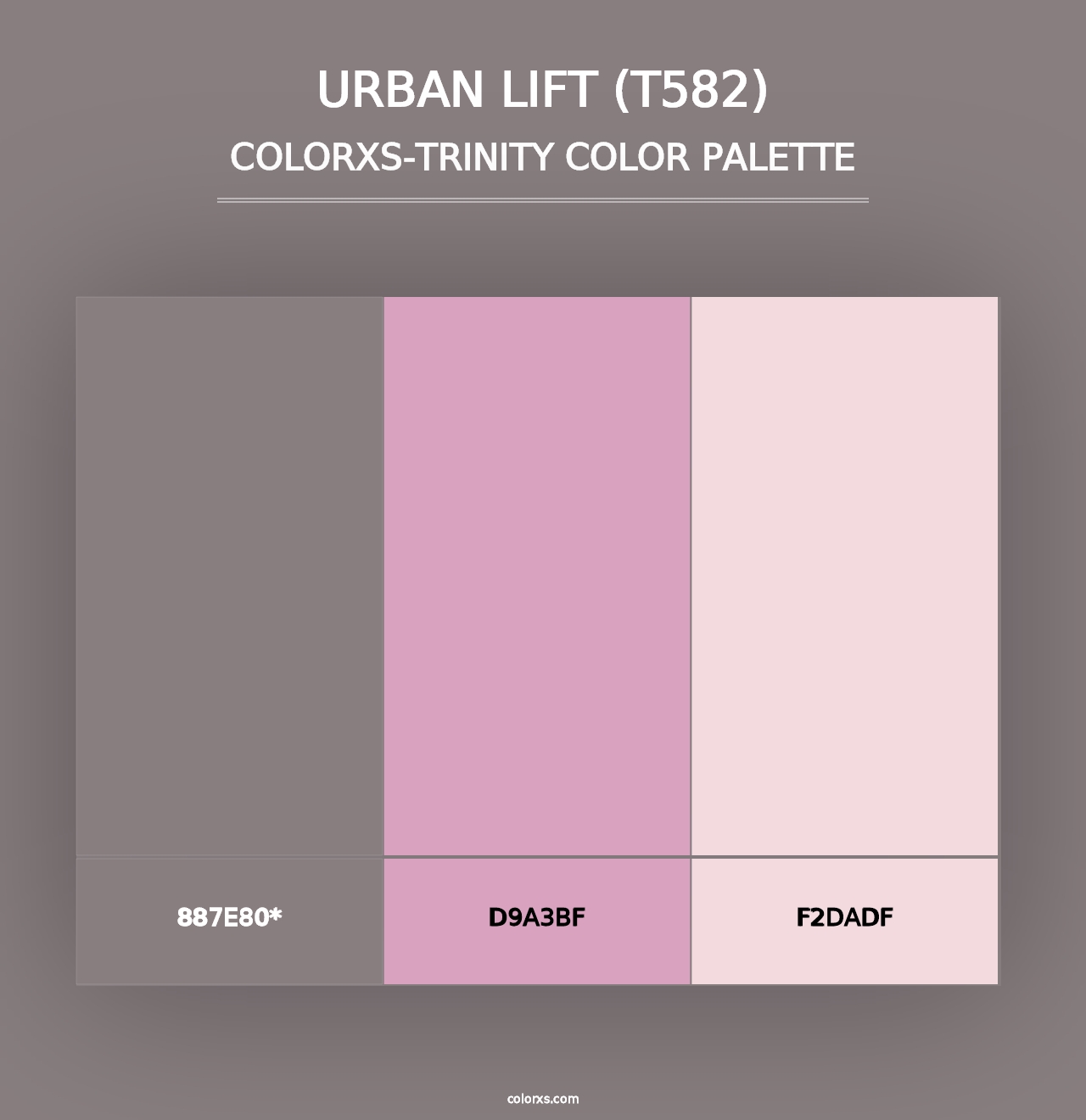 Urban Lift (T582) - Colorxs Trinity Palette