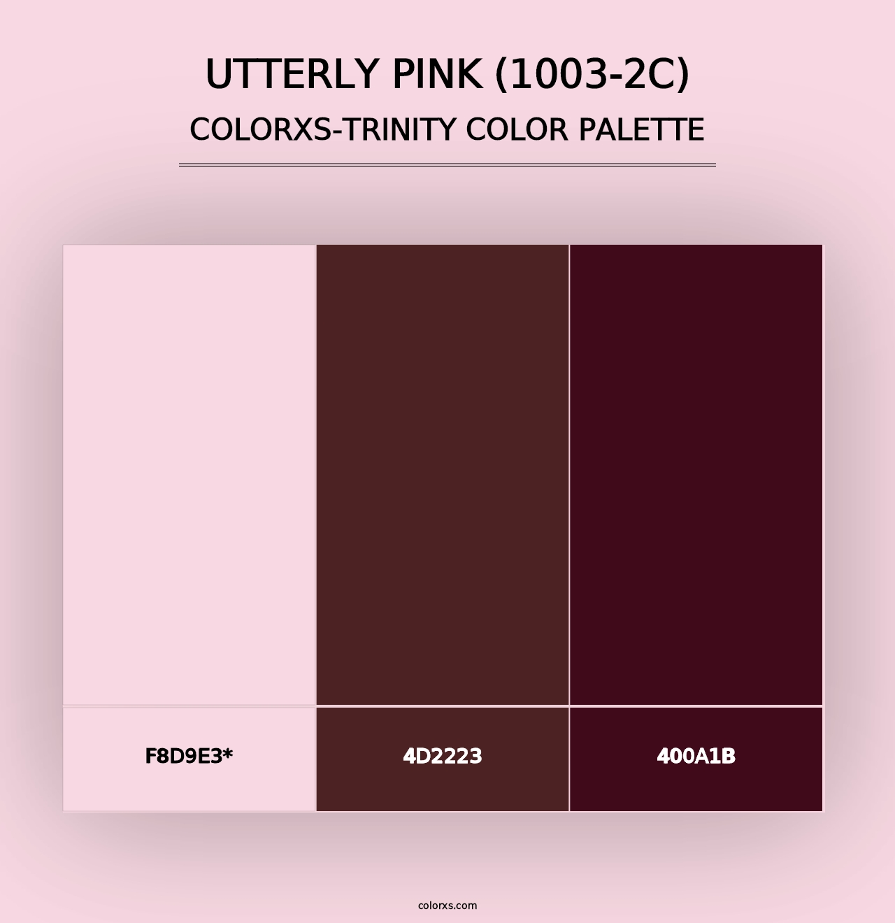 Utterly Pink (1003-2C) - Colorxs Trinity Palette