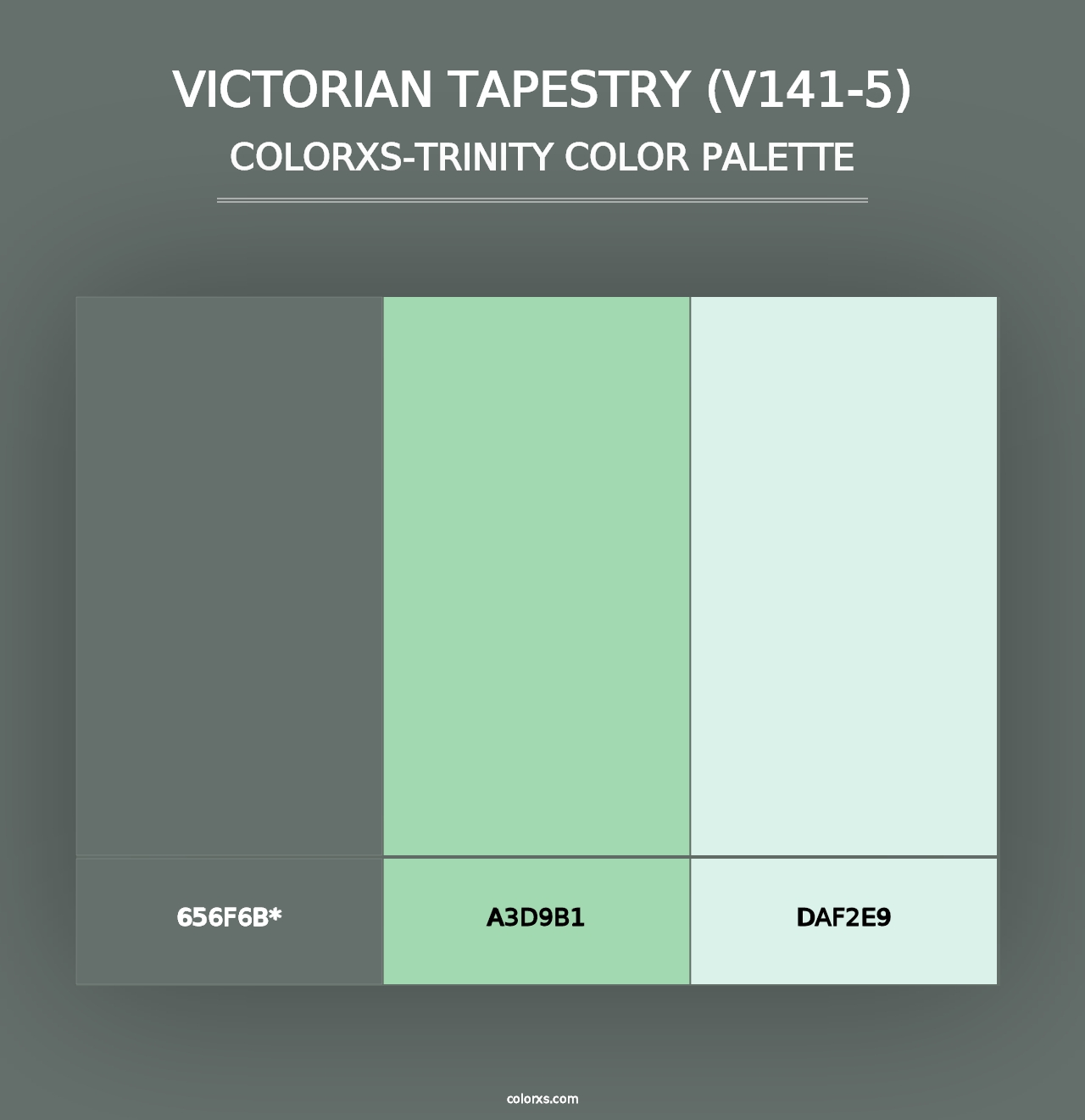 Victorian Tapestry (V141-5) - Colorxs Trinity Palette