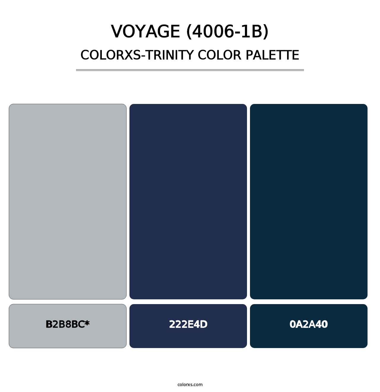 Voyage (4006-1B) - Colorxs Trinity Palette