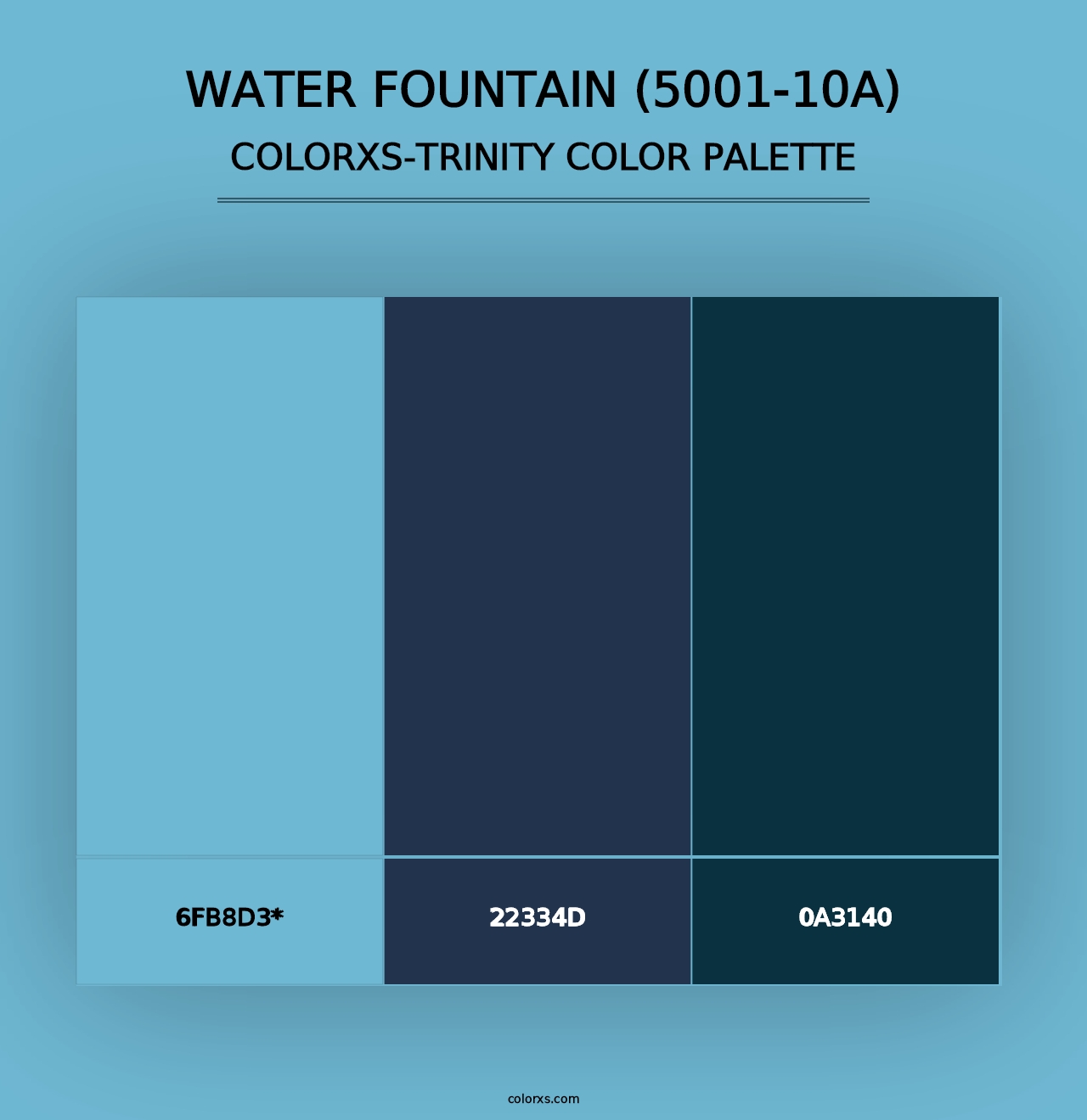 Water Fountain (5001-10A) - Colorxs Trinity Palette