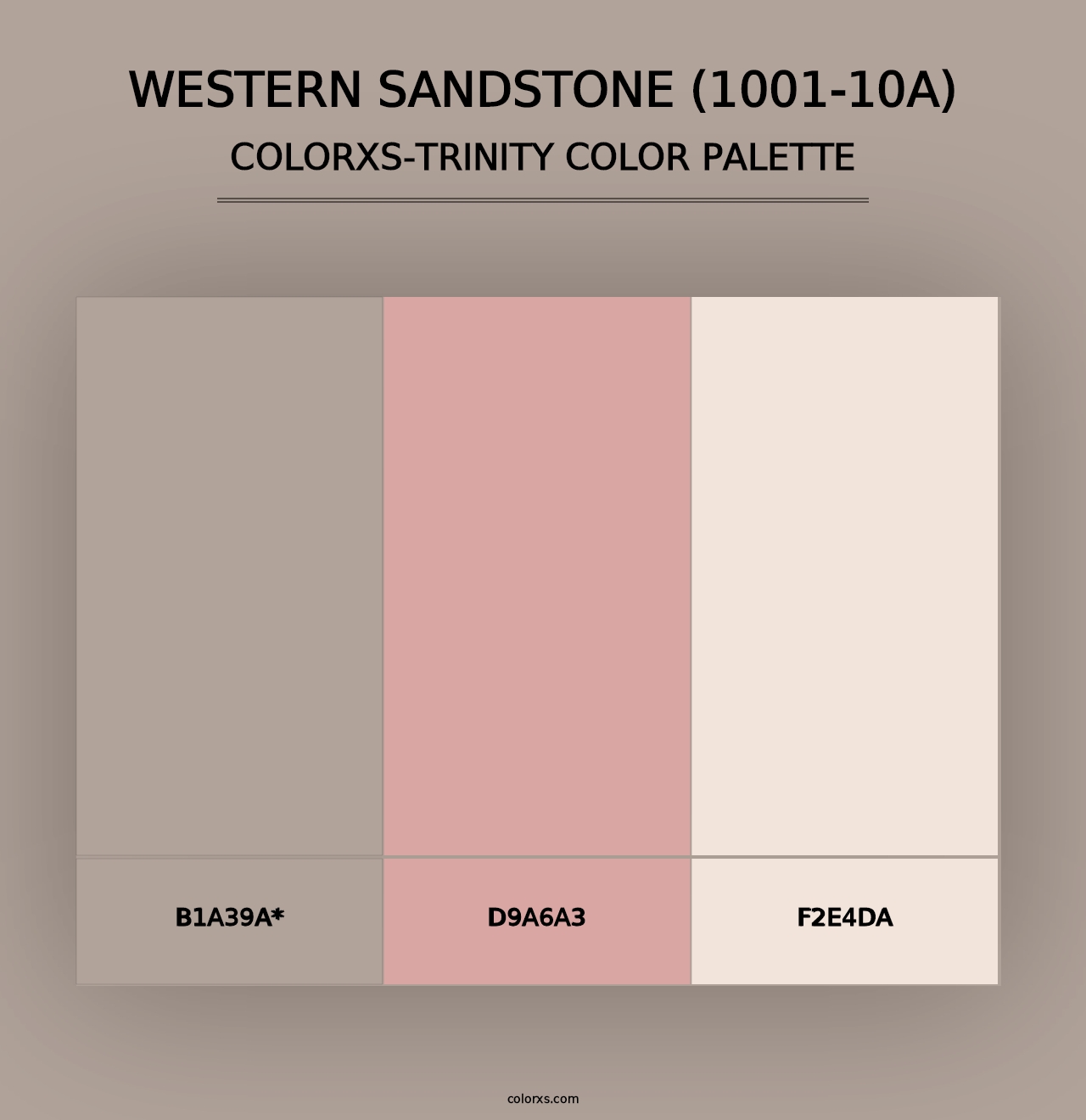 Western Sandstone (1001-10A) - Colorxs Trinity Palette