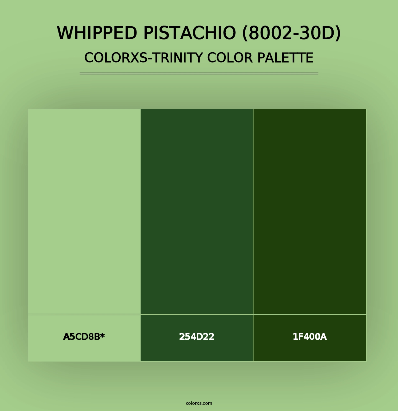 Whipped Pistachio (8002-30D) - Colorxs Trinity Palette