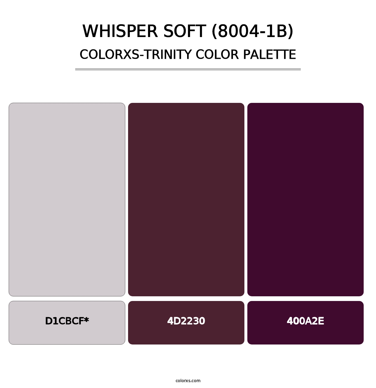 Whisper Soft (8004-1B) - Colorxs Trinity Palette