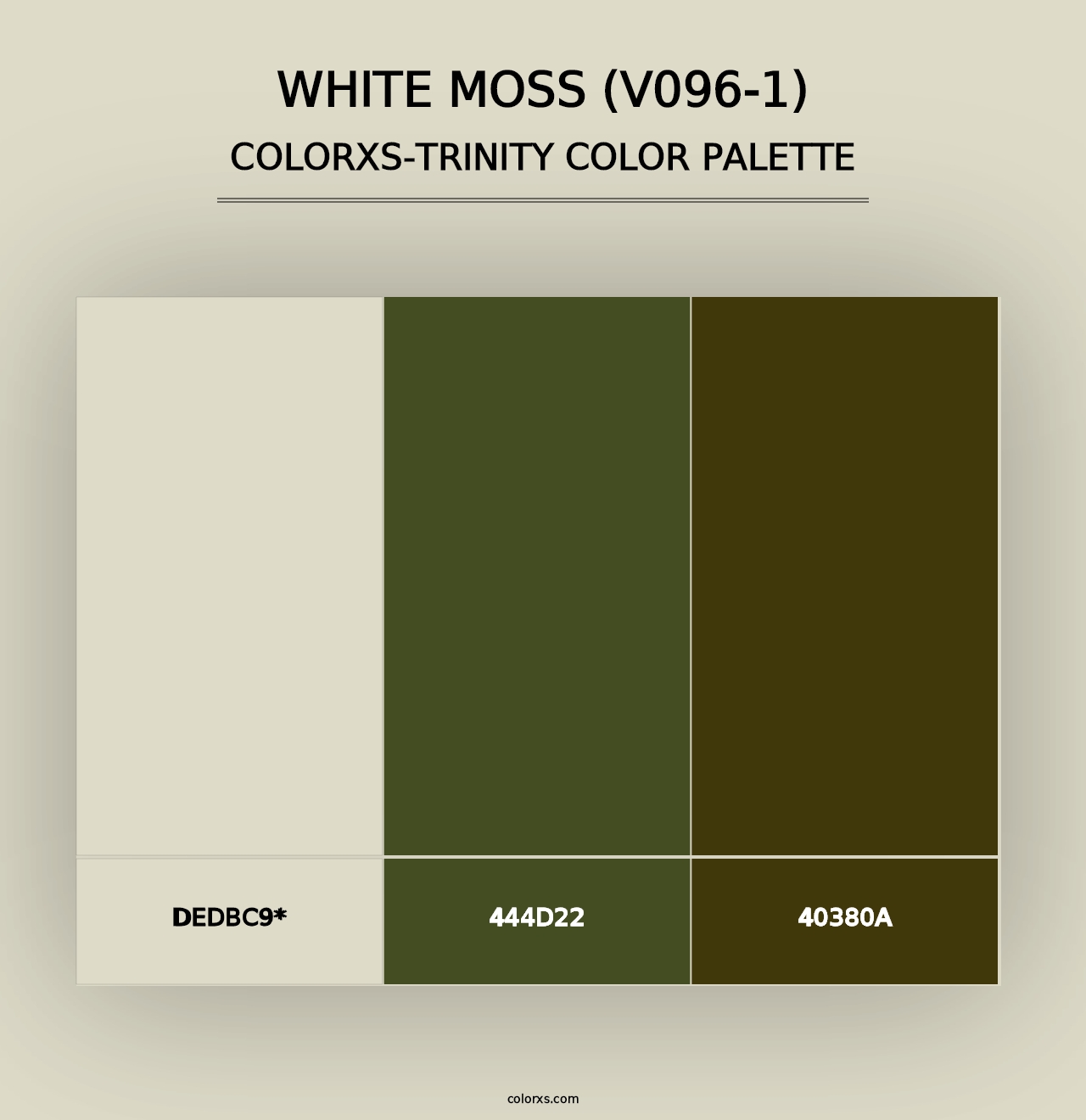 White Moss (V096-1) - Colorxs Trinity Palette