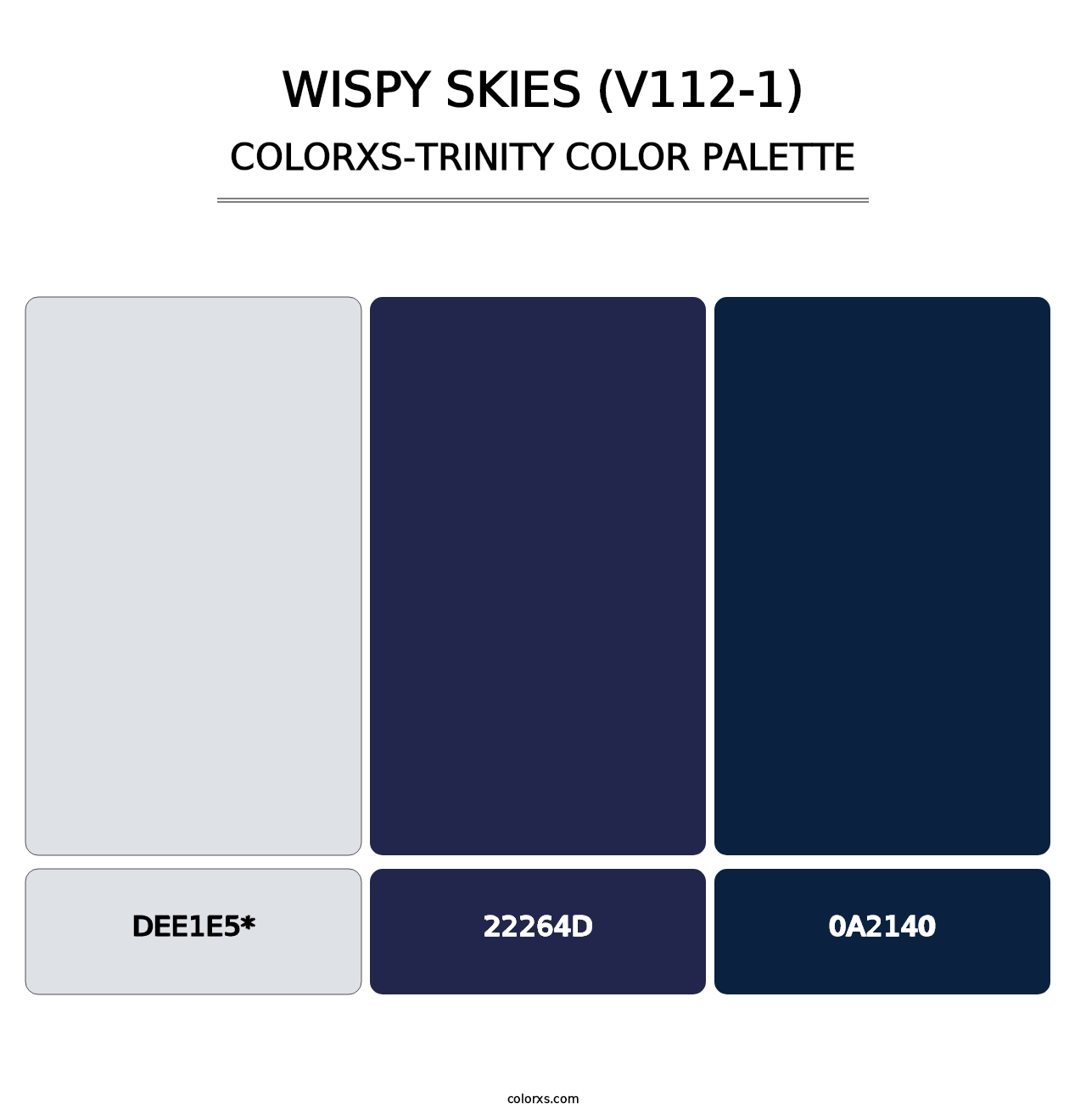 Wispy Skies (V112-1) - Colorxs Trinity Palette