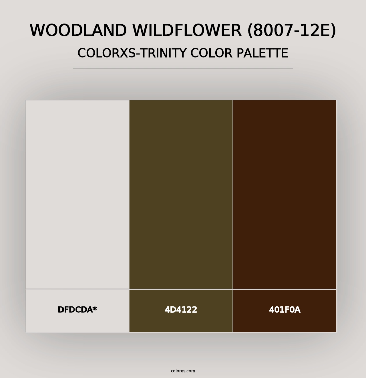 Woodland Wildflower (8007-12E) - Colorxs Trinity Palette