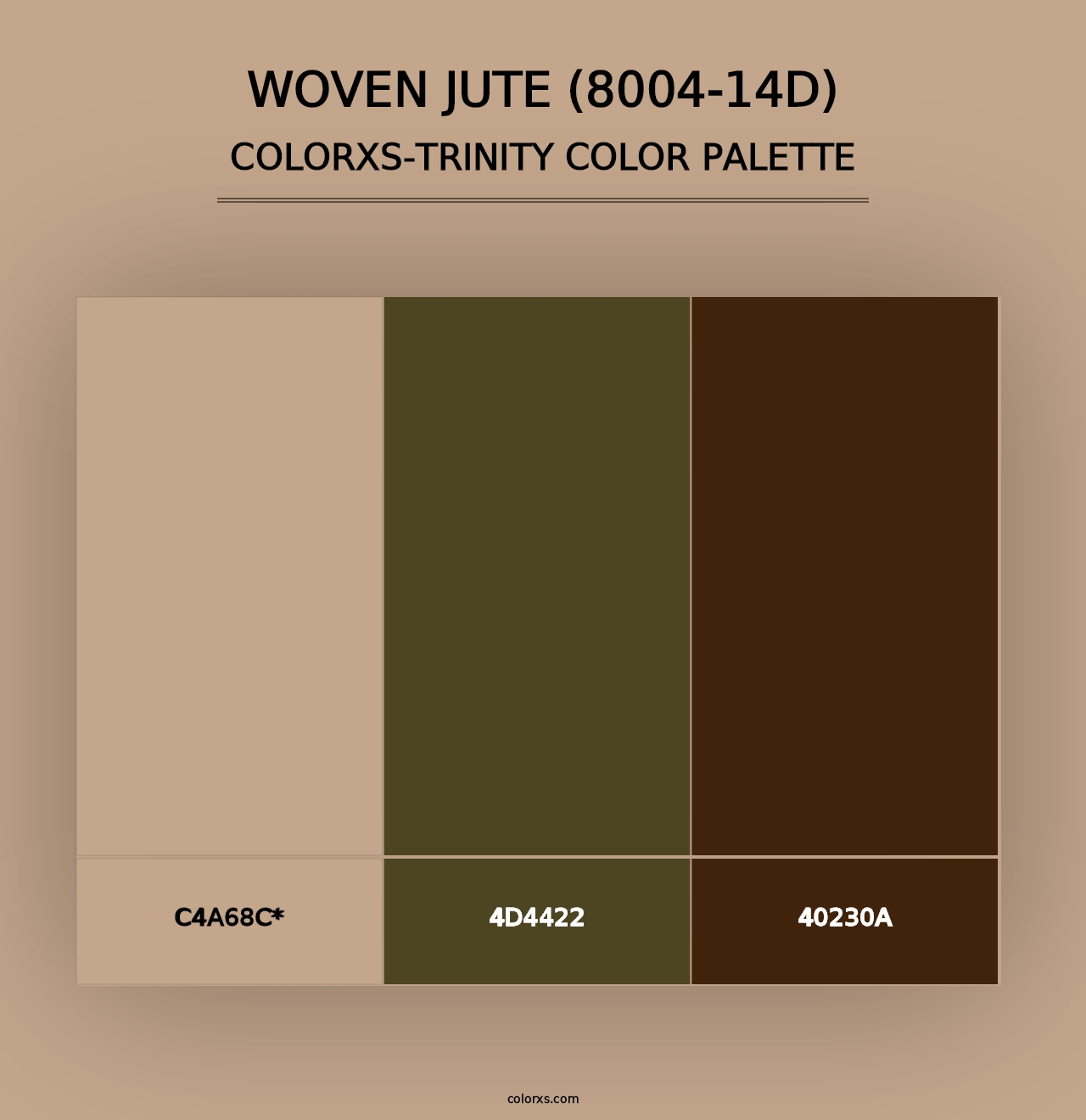 Woven Jute (8004-14D) - Colorxs Trinity Palette