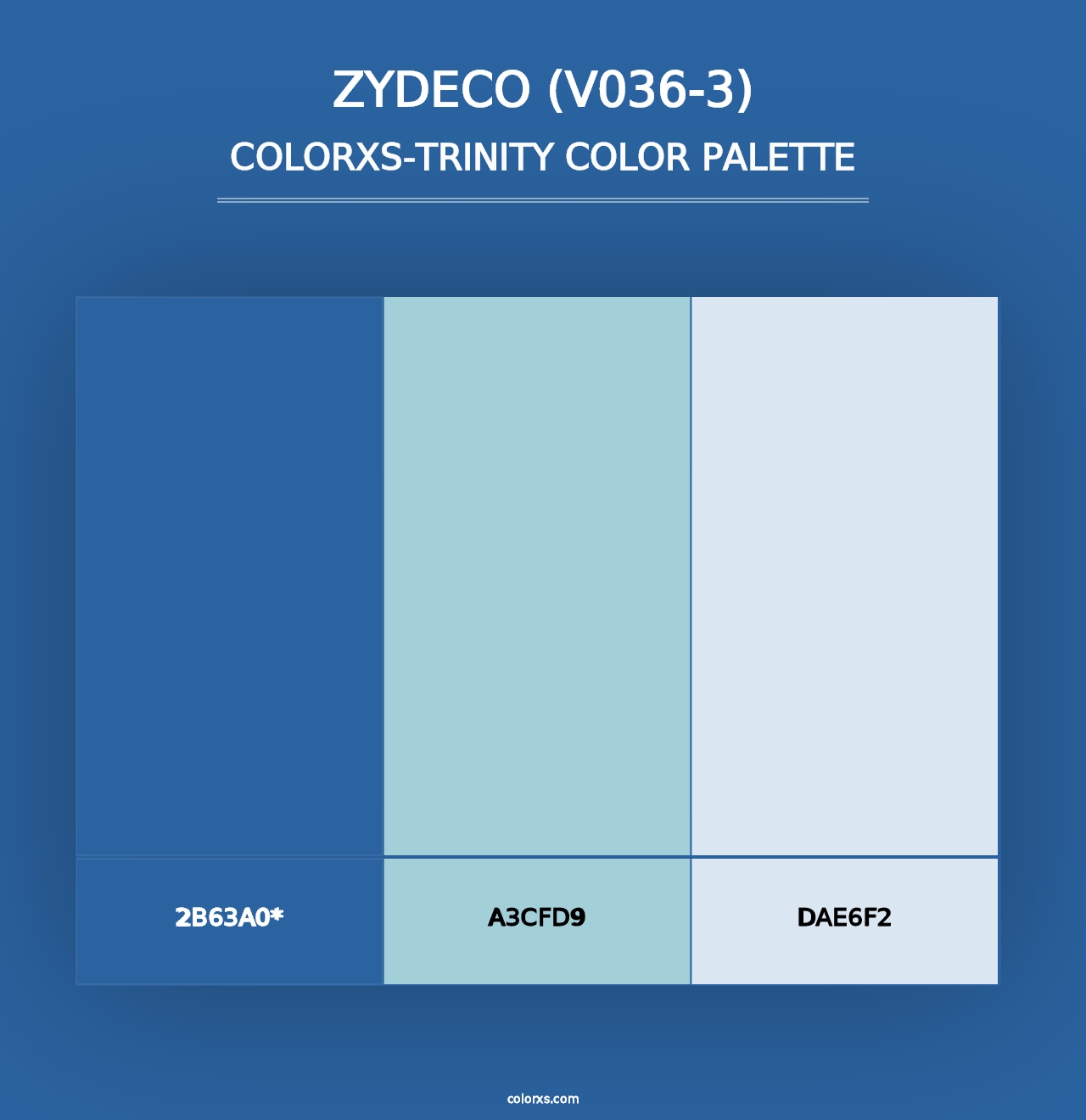 Zydeco (V036-3) - Colorxs Trinity Palette