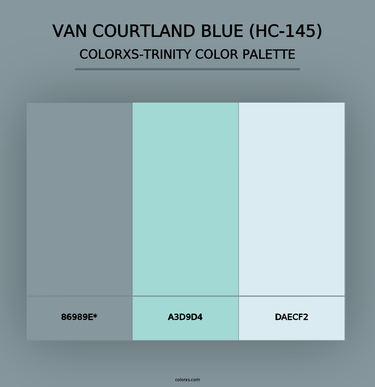 Van Courtland Blue (HC-145) - Colorxs Trinity Palette