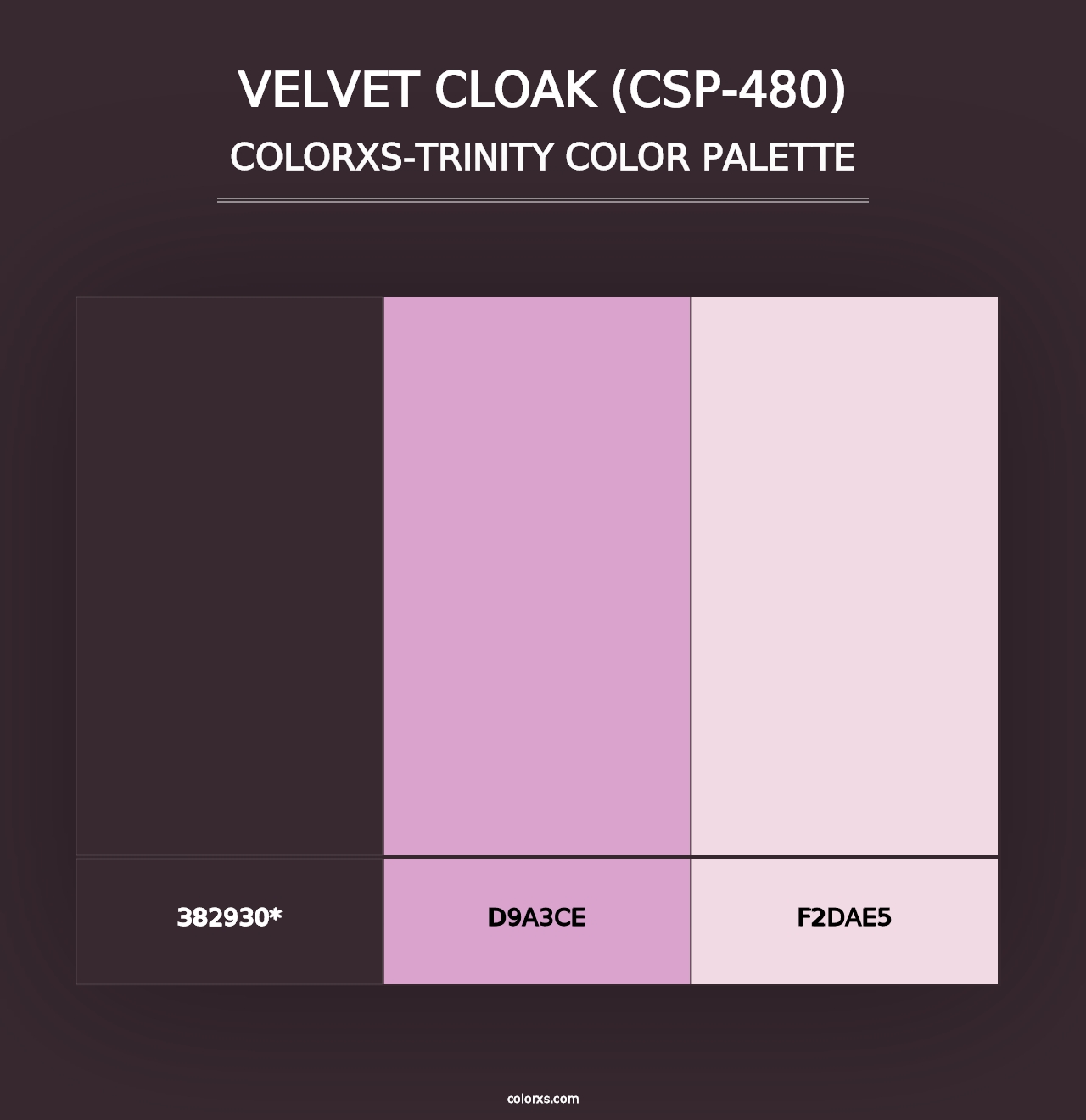 Velvet Cloak (CSP-480) - Colorxs Trinity Palette