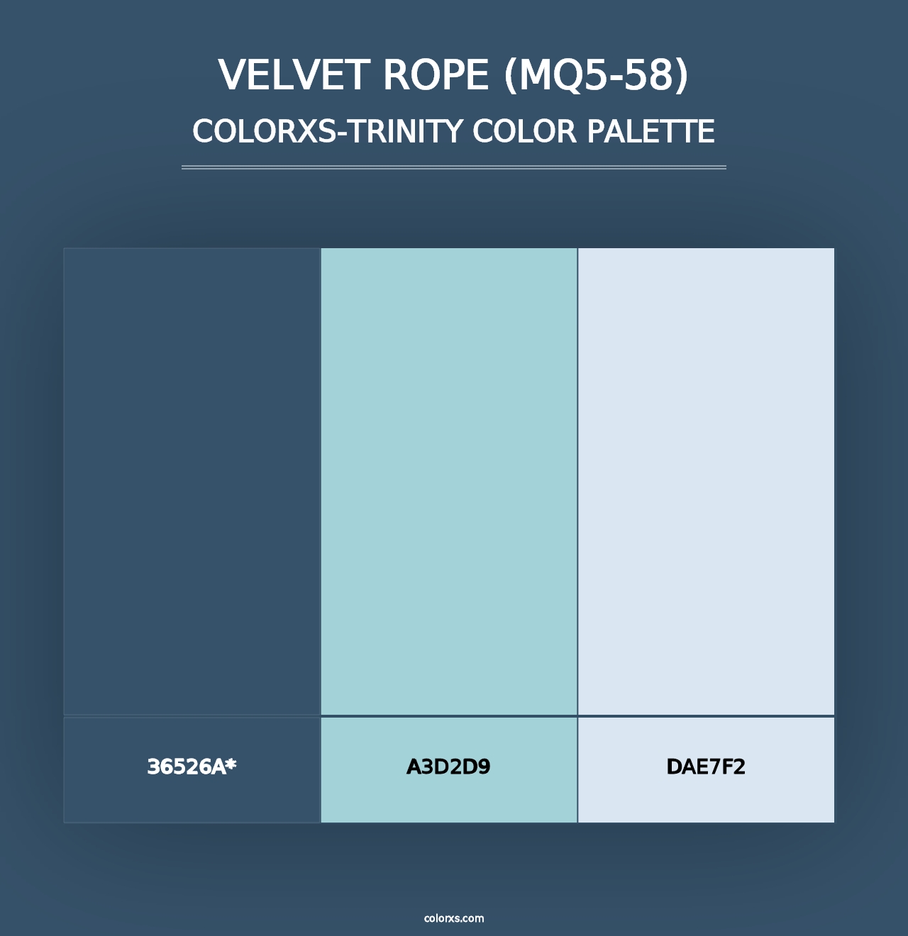 Velvet Rope (MQ5-58) - Colorxs Trinity Palette