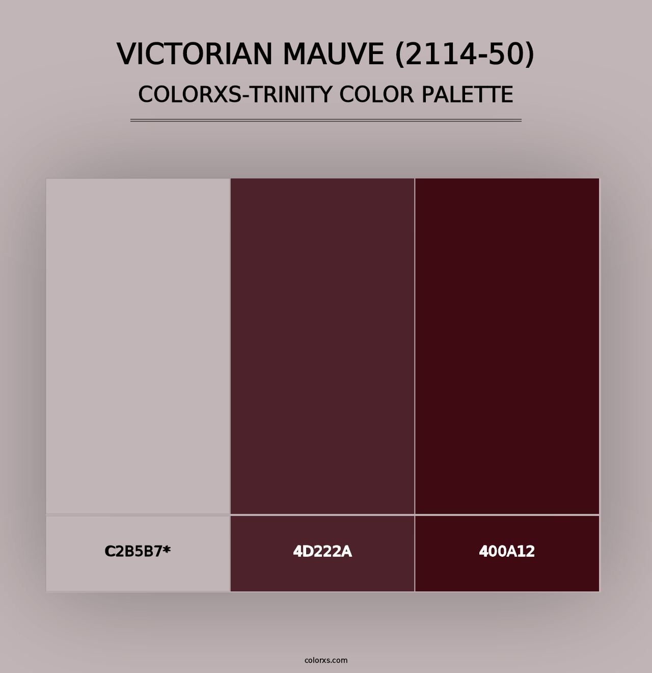 Victorian Mauve (2114-50) - Colorxs Trinity Palette