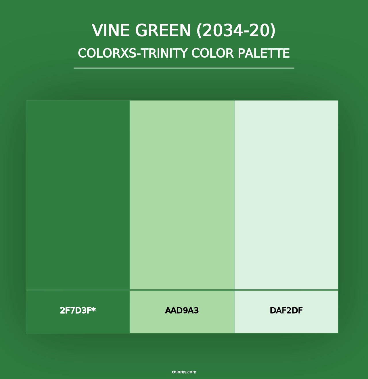 Vine Green (2034-20) - Colorxs Trinity Palette