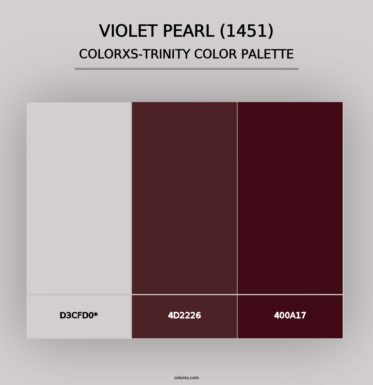 Violet Pearl (1451) - Colorxs Trinity Palette