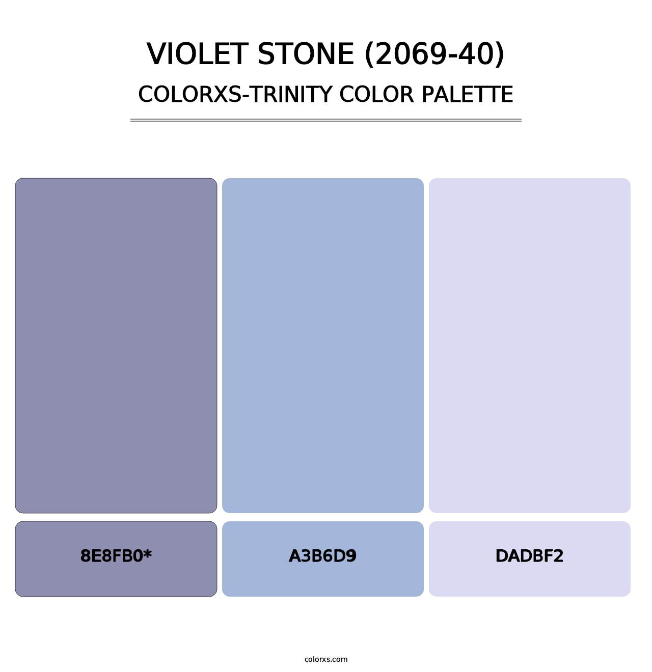 Violet Stone (2069-40) - Colorxs Trinity Palette