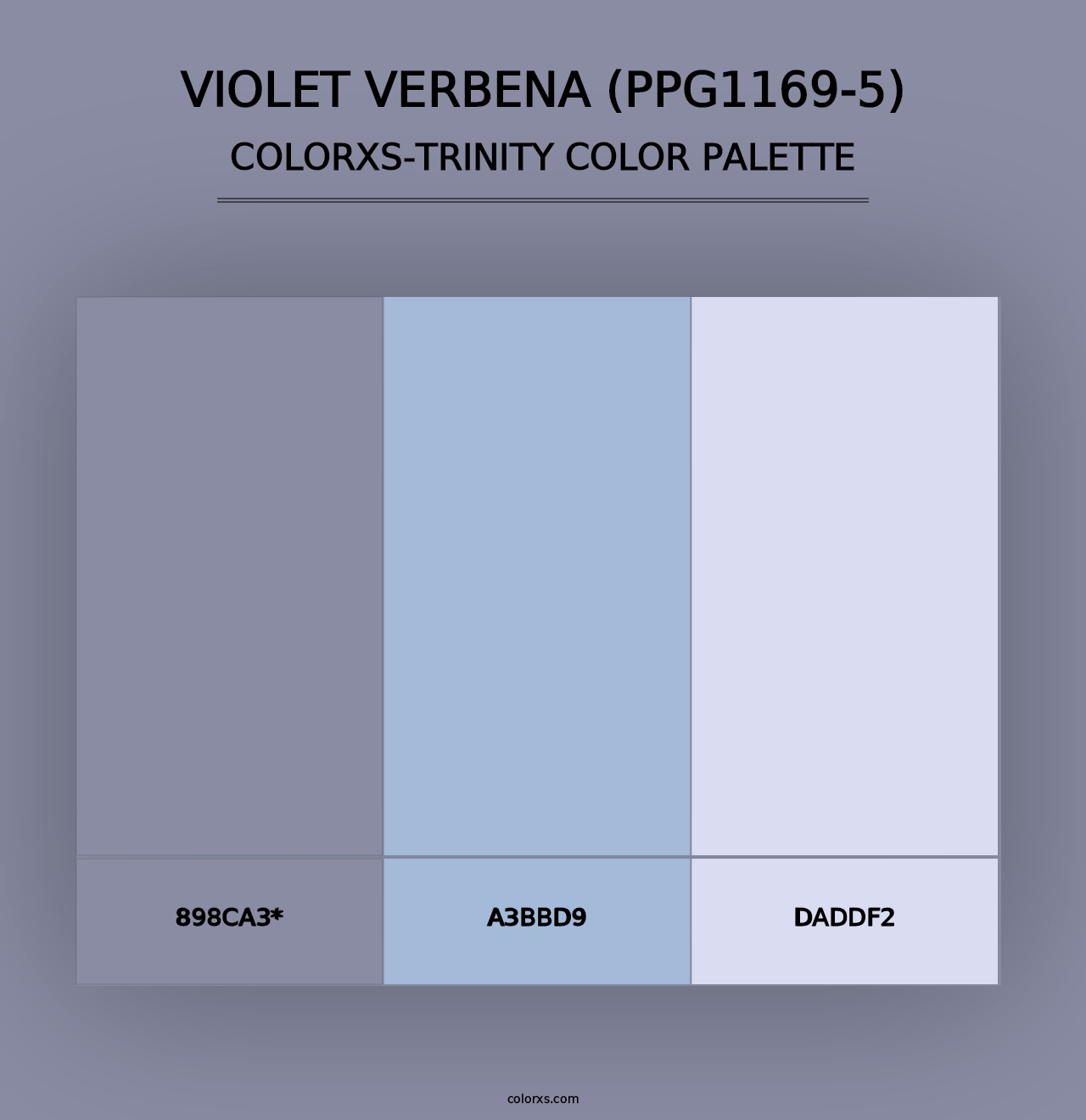 Violet Verbena (PPG1169-5) - Colorxs Trinity Palette