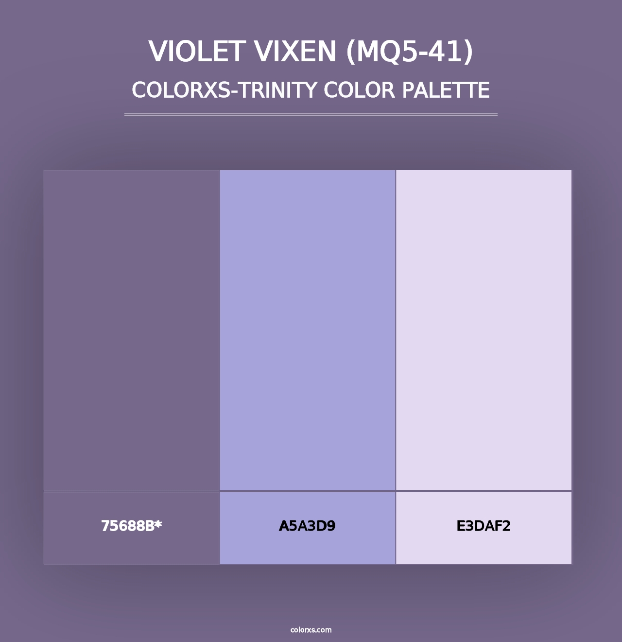 Violet Vixen (MQ5-41) - Colorxs Trinity Palette