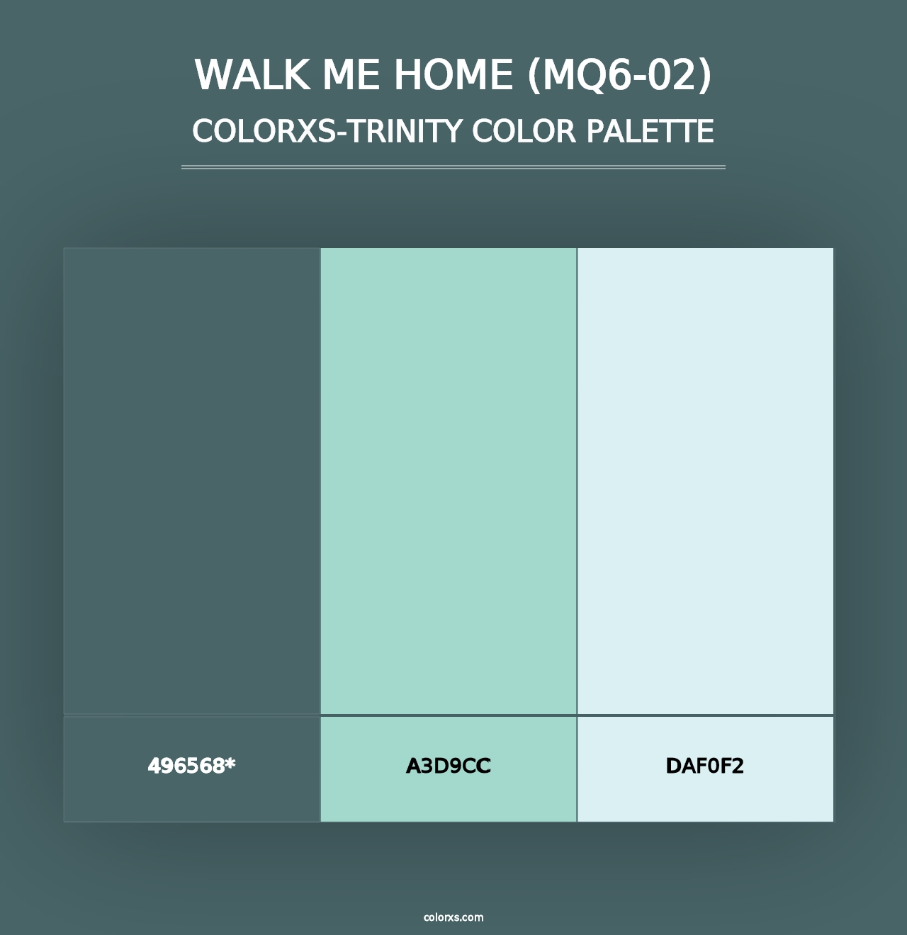 Walk Me Home (MQ6-02) - Colorxs Trinity Palette