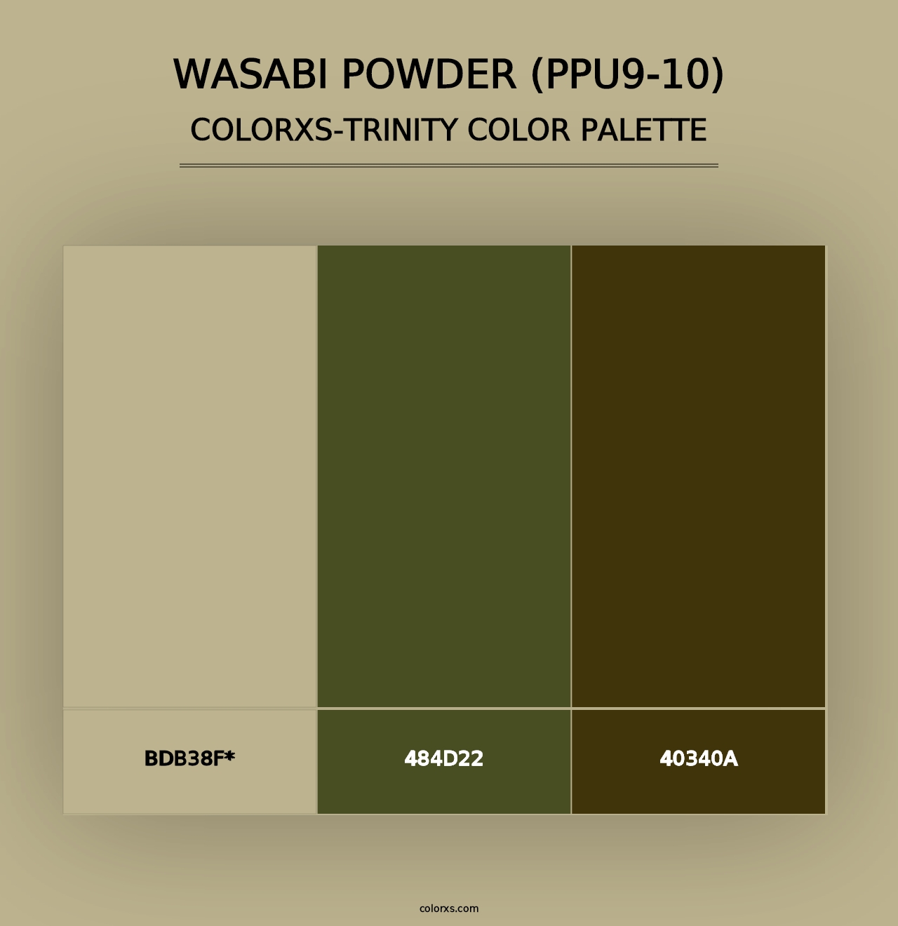 Wasabi Powder (PPU9-10) - Colorxs Trinity Palette