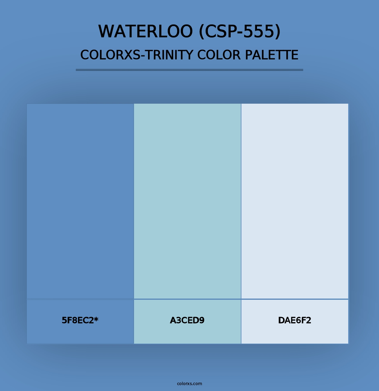 Waterloo (CSP-555) - Colorxs Trinity Palette