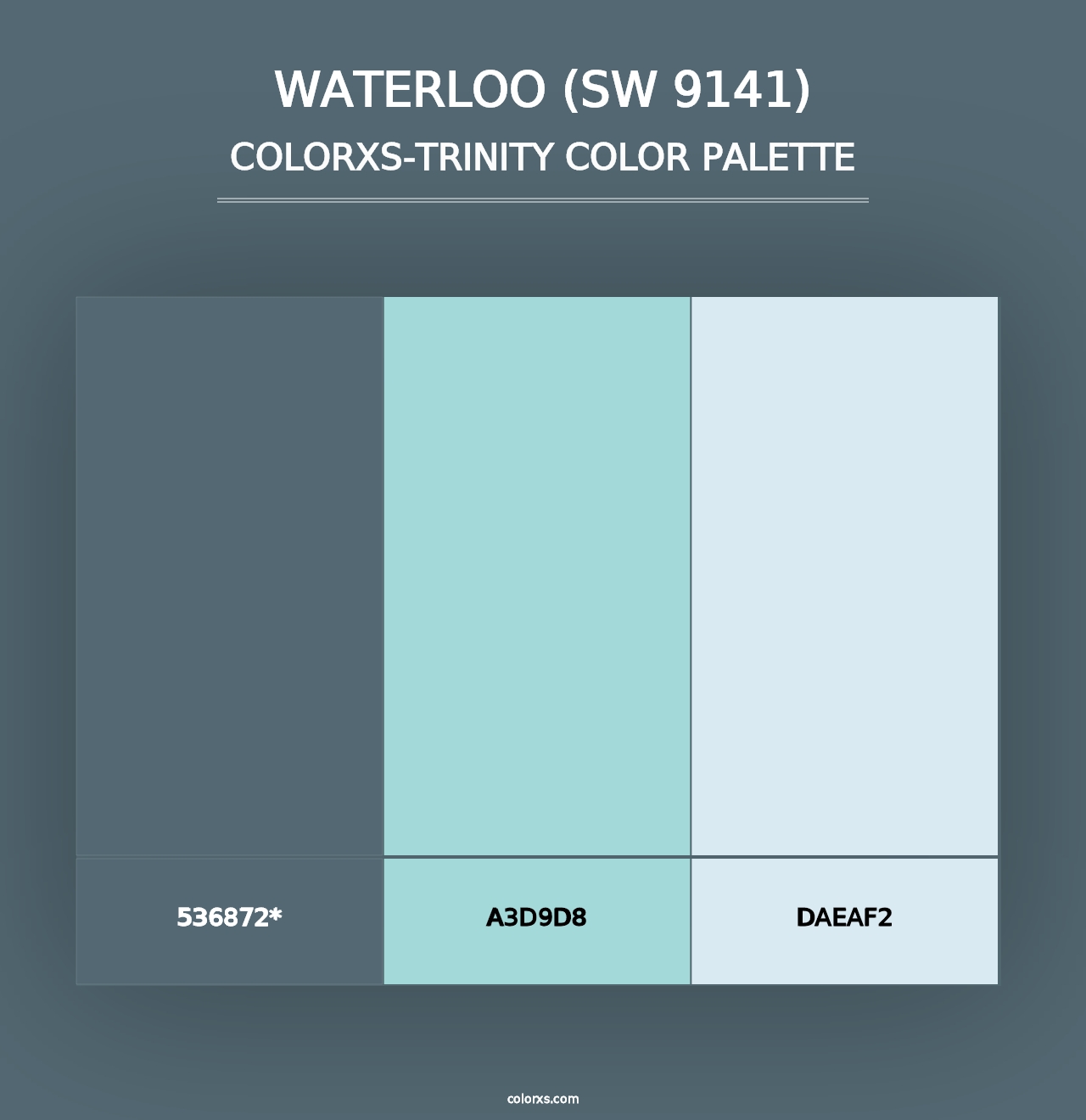 Waterloo (SW 9141) - Colorxs Trinity Palette