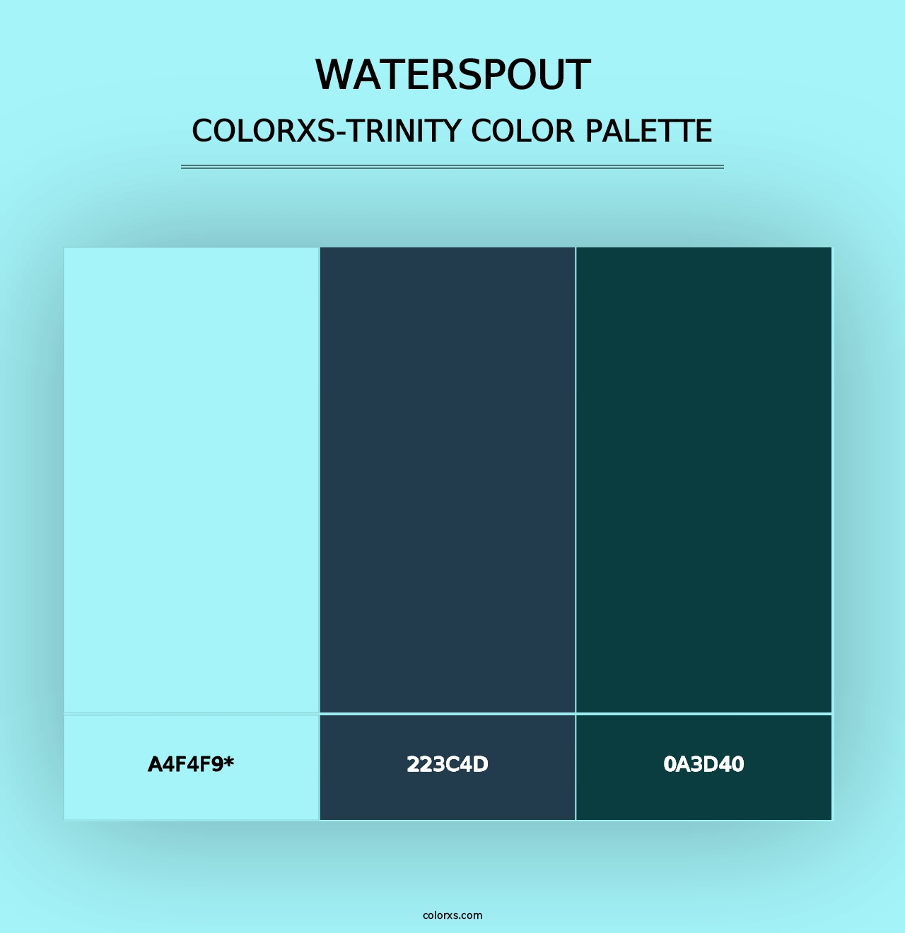 Waterspout - Colorxs Trinity Palette