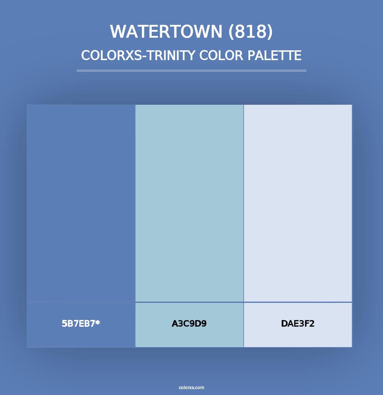 Watertown (818) - Colorxs Trinity Palette