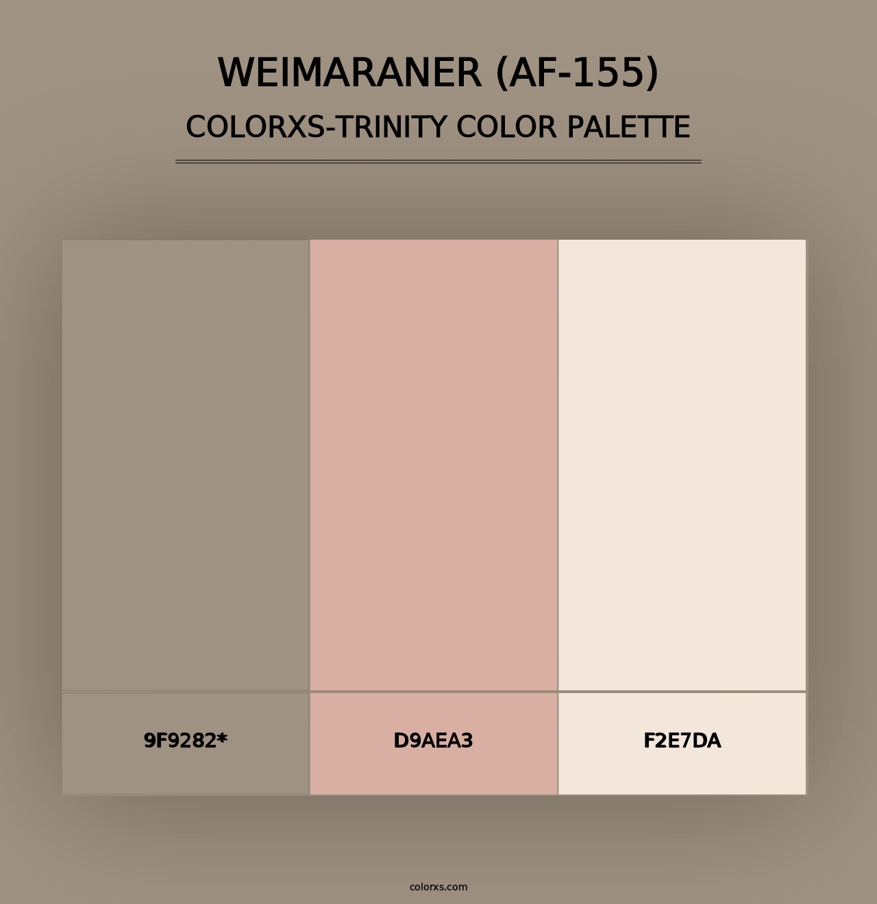 Weimaraner (AF-155) - Colorxs Trinity Palette