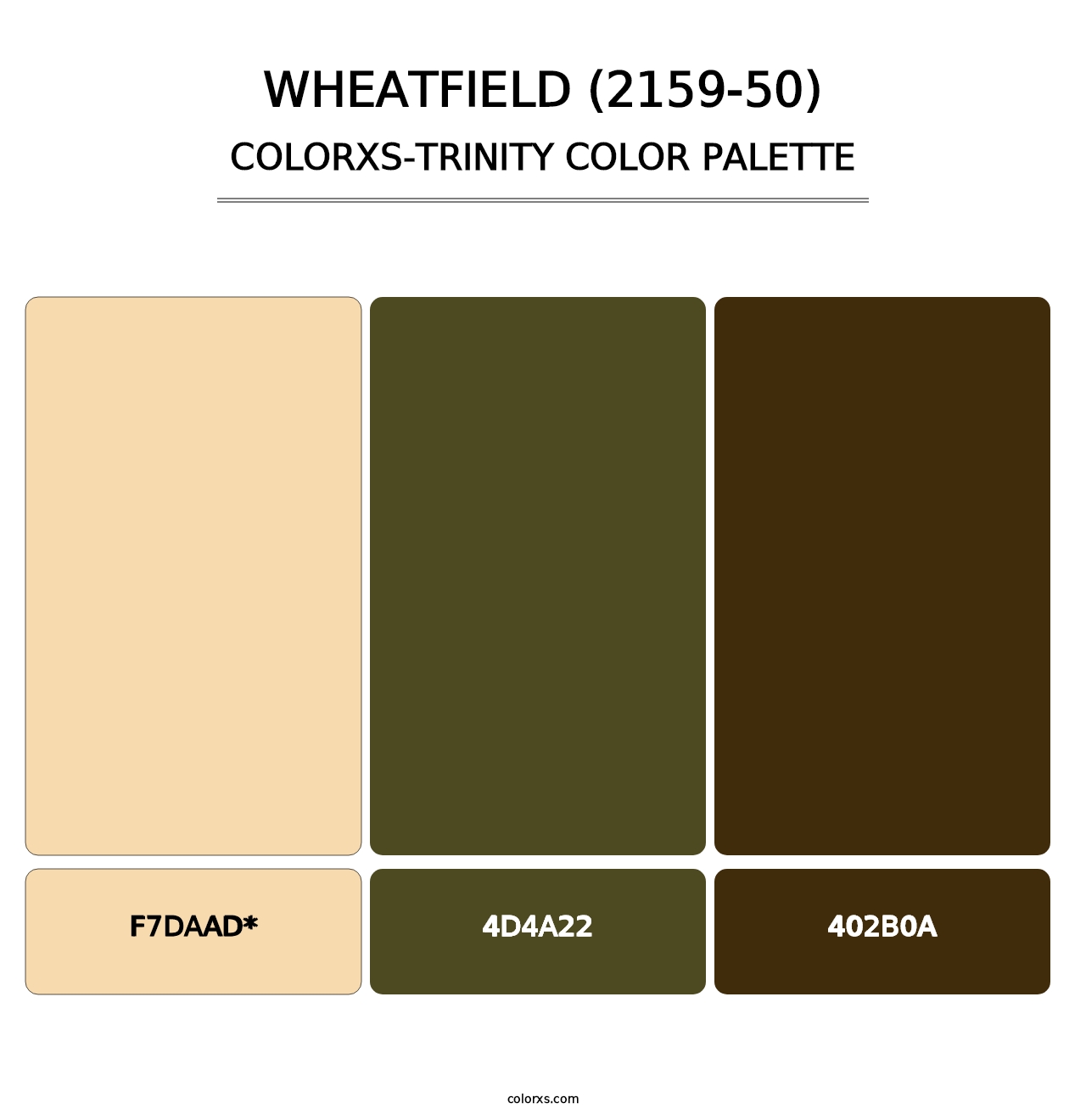 Wheatfield (2159-50) - Colorxs Trinity Palette