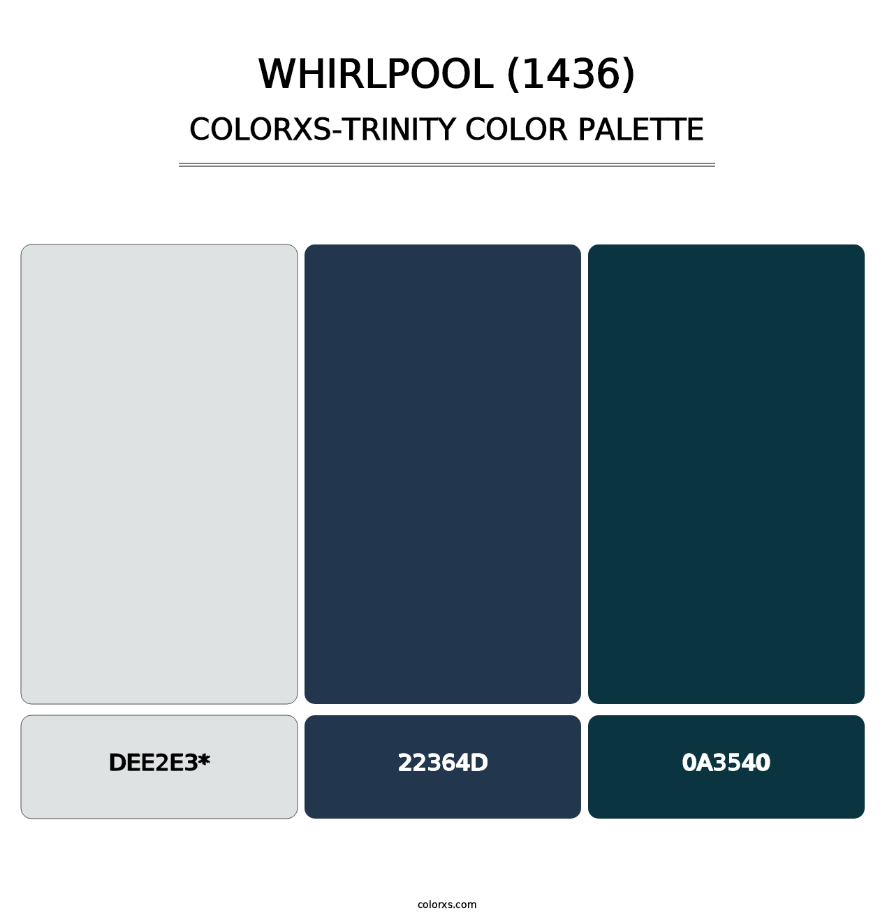 Whirlpool (1436) - Colorxs Trinity Palette