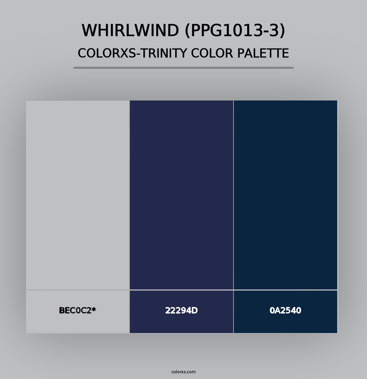 Whirlwind (PPG1013-3) - Colorxs Trinity Palette