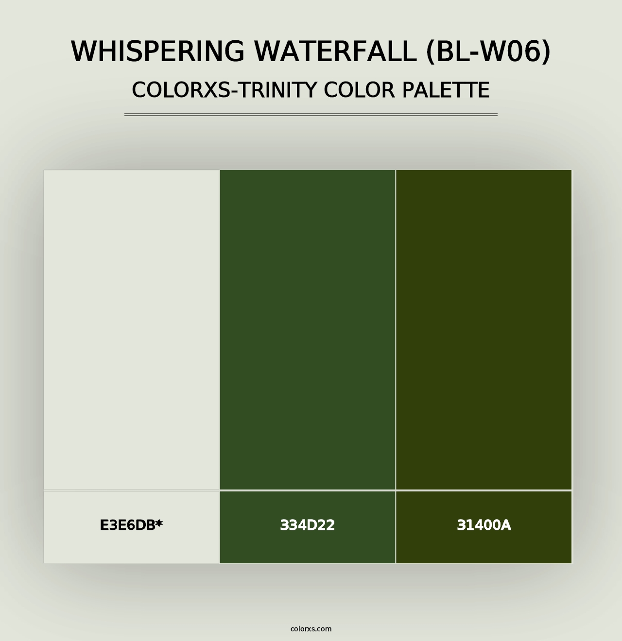 Whispering Waterfall (BL-W06) - Colorxs Trinity Palette