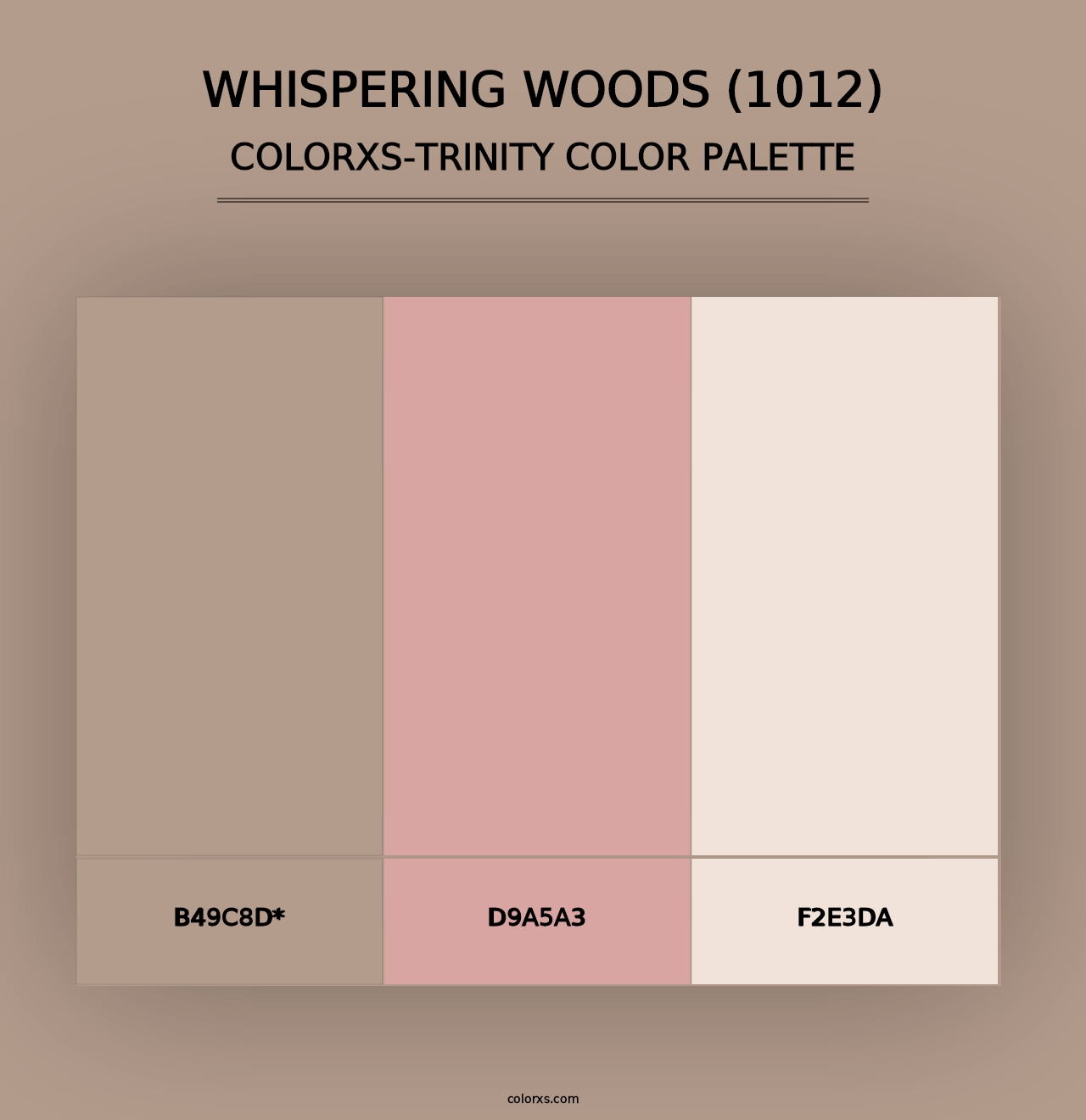 Whispering Woods (1012) - Colorxs Trinity Palette