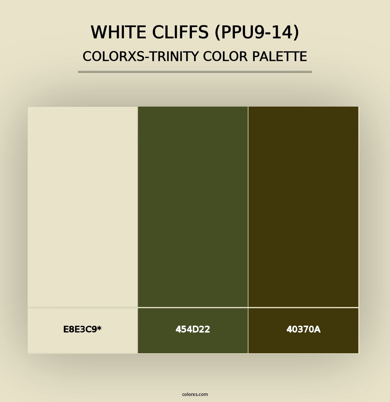 White Cliffs (PPU9-14) - Colorxs Trinity Palette