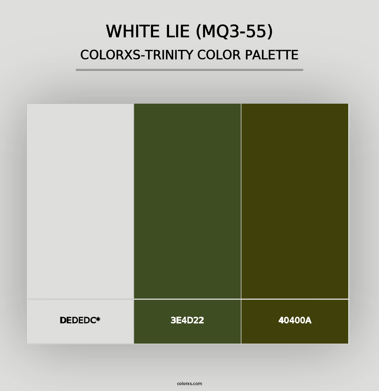 White Lie (MQ3-55) - Colorxs Trinity Palette