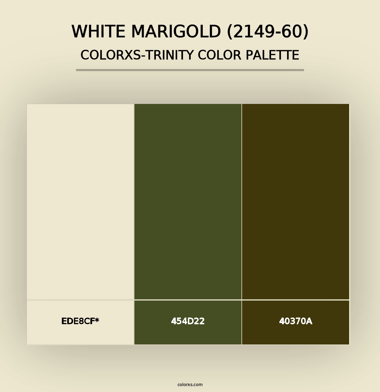 White Marigold (2149-60) - Colorxs Trinity Palette