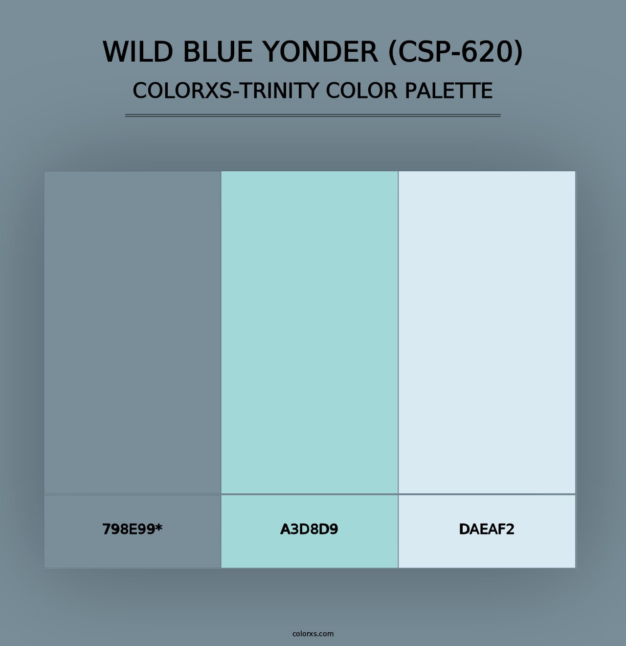 Wild Blue Yonder (CSP-620) - Colorxs Trinity Palette