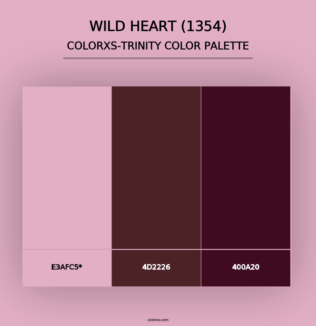 Wild Heart (1354) - Colorxs Trinity Palette