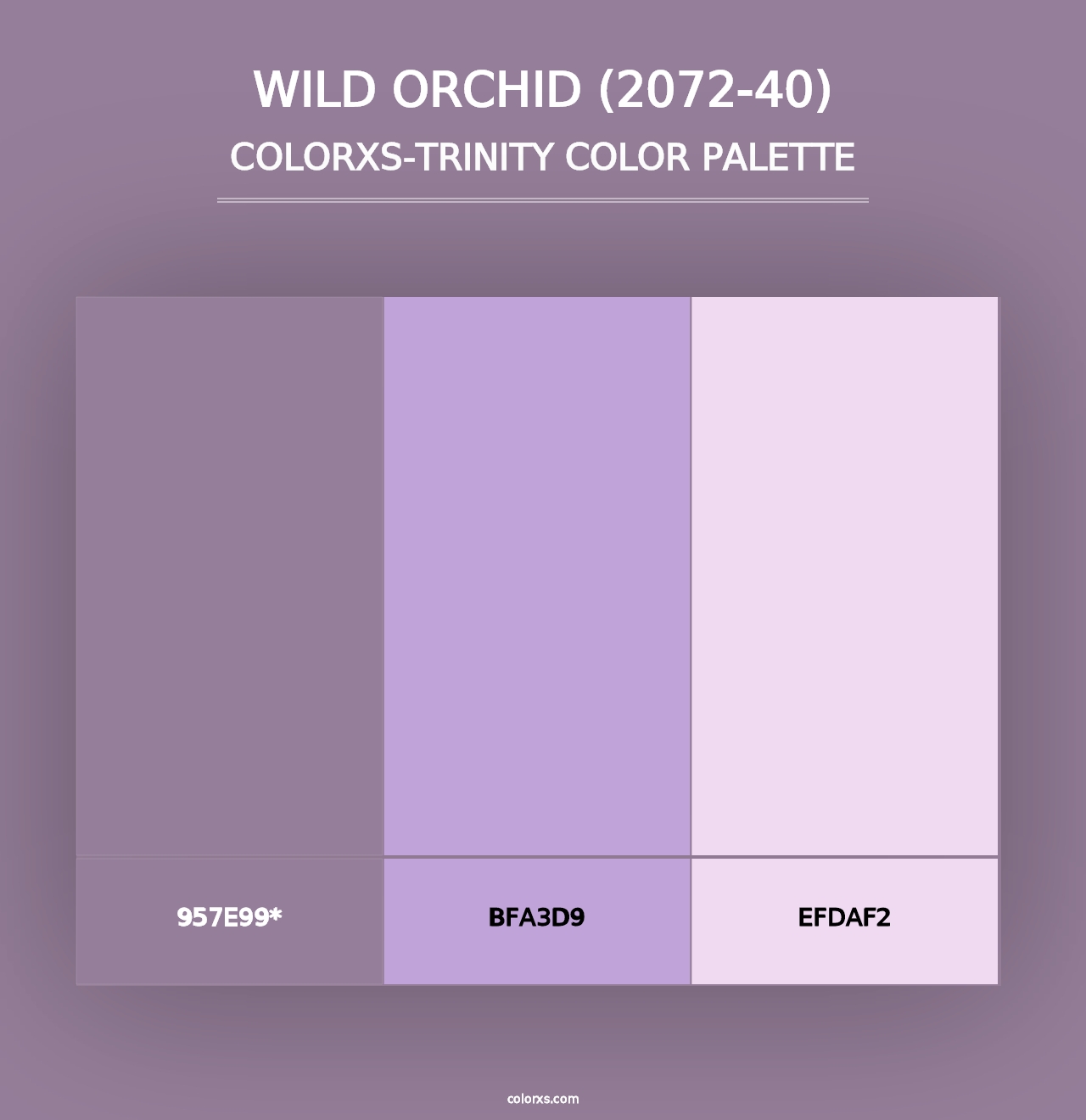 Wild Orchid (2072-40) - Colorxs Trinity Palette